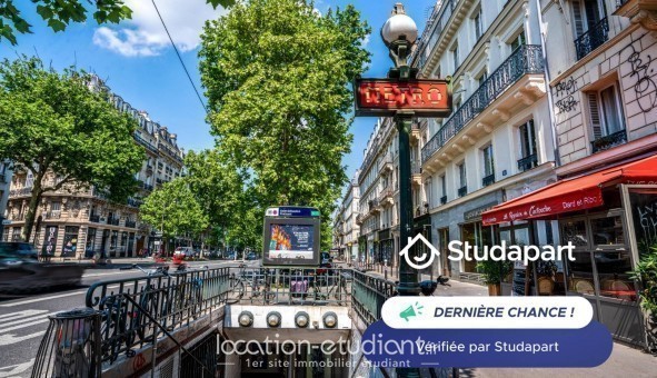 Logement tudiant Studio à Paris 11me arrondissement (75011)