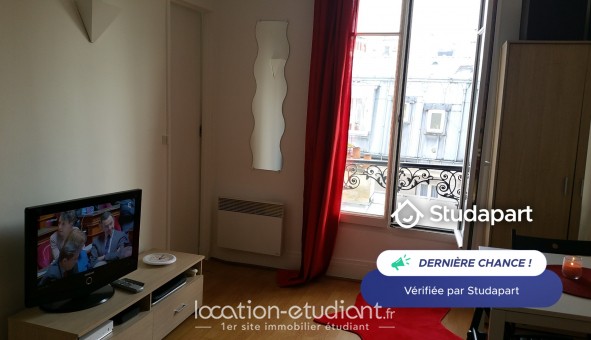 Logement tudiant Studio à Paris 11me arrondissement (75011)