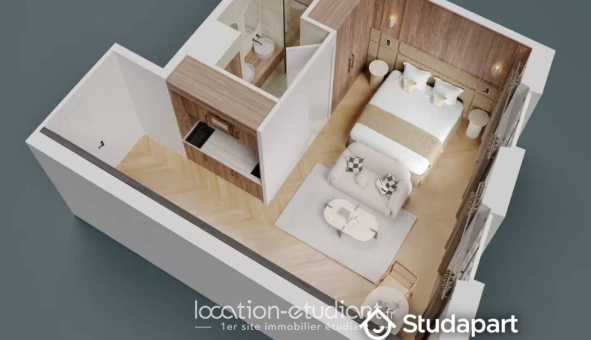 Logement tudiant Location Studio Meublé Paris 11me arrondissement (75011)