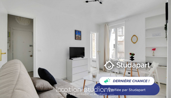 Logement tudiant Location Studio Meublé Paris 11me arrondissement (75011)