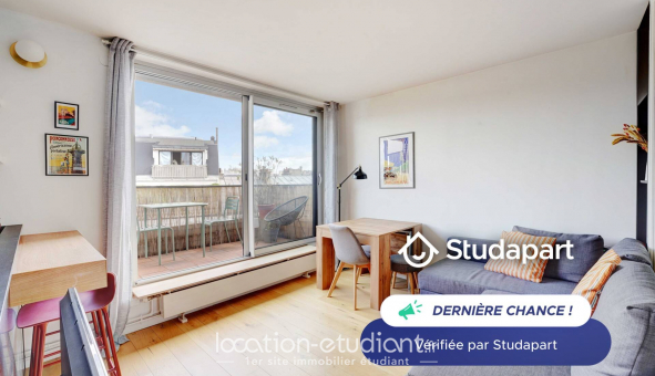 Logement tudiant Studio à Paris 11me arrondissement (75011)