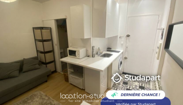 Logement tudiant Location Studio Meublé Paris 11me arrondissement (75011)