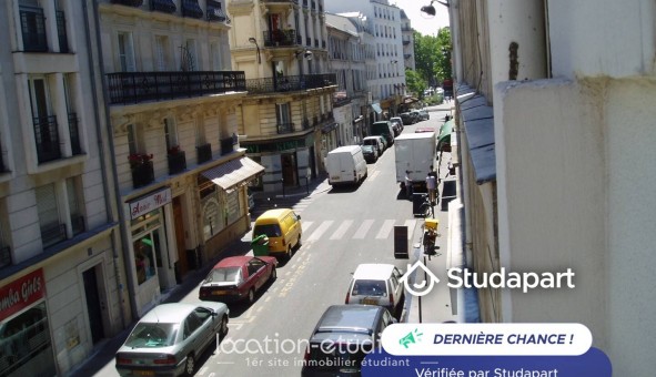 Logement tudiant Studio à Paris 11me arrondissement (75011)