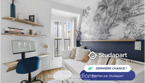 Logement tudiant Studio à Paris 11me arrondissement (75011)