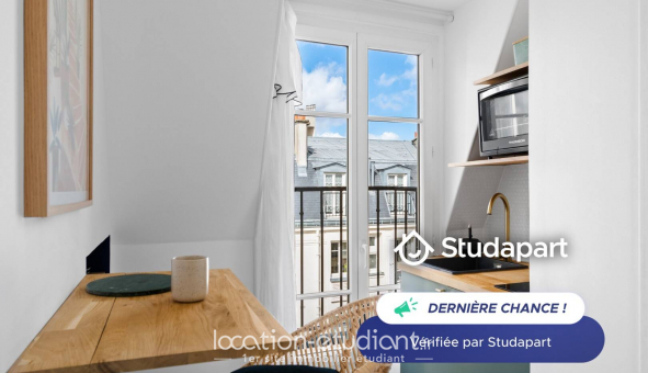 Logement tudiant Studio à Paris 11me arrondissement (75011)