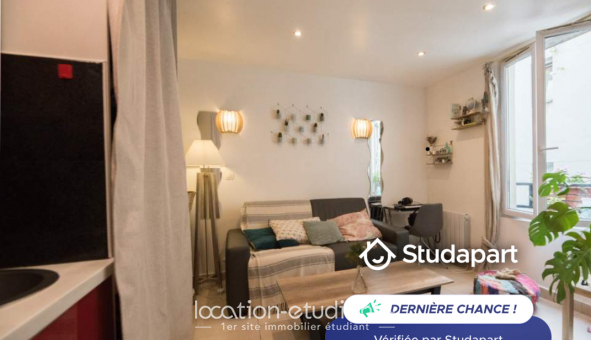 Logement tudiant Location Studio Meublé Paris 11me arrondissement (75011)