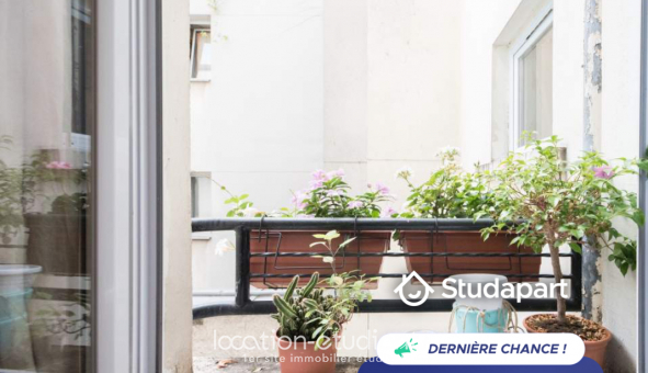 Logement tudiant Studio à Paris 11me arrondissement (75011)