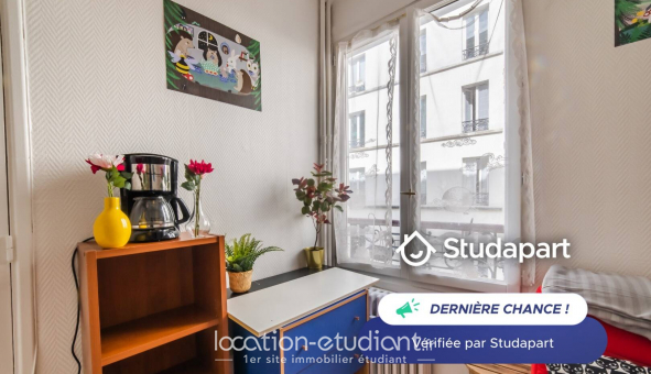 Logement �tudiant Studio &agrave; Paris 11�me arrondissement (75011)
