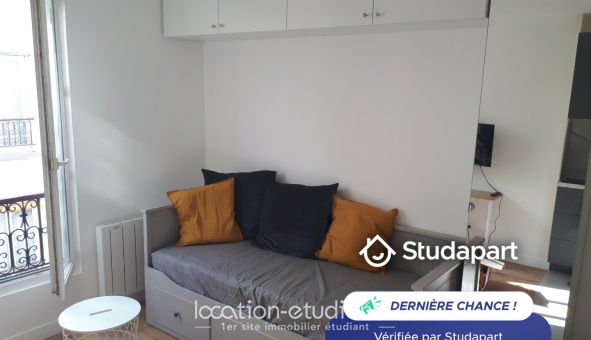 Logement tudiant Location Studio Meublé Paris 12me arrondissement (75012)