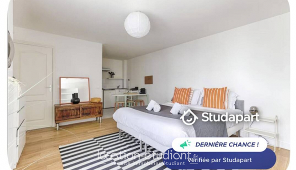 Logement étudiant Location Studio Meublé Paris 12ème arrondissement (75012)