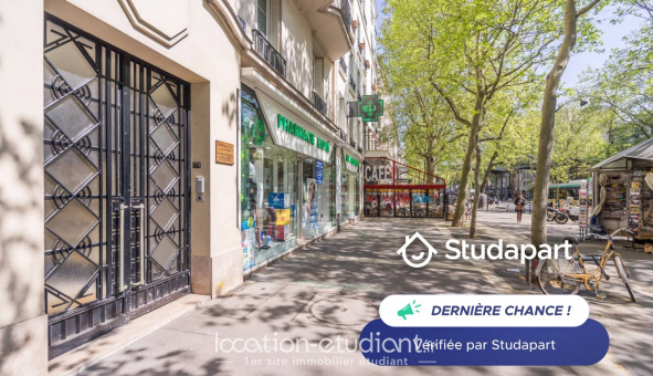 Logement tudiant Studio à Paris 12me arrondissement (75012)