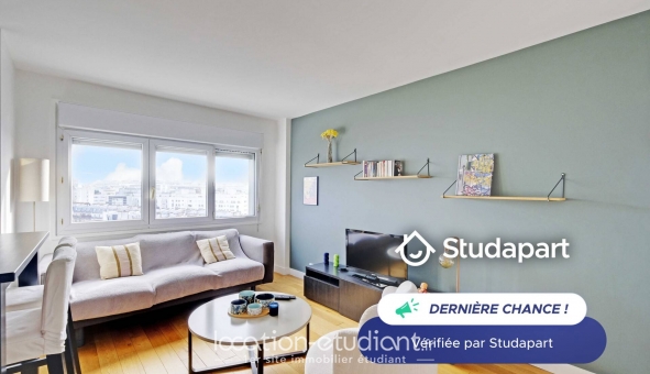 Logement étudiant Location Studio Meubl&eacute; Paris 12ème arrondissement (75012)