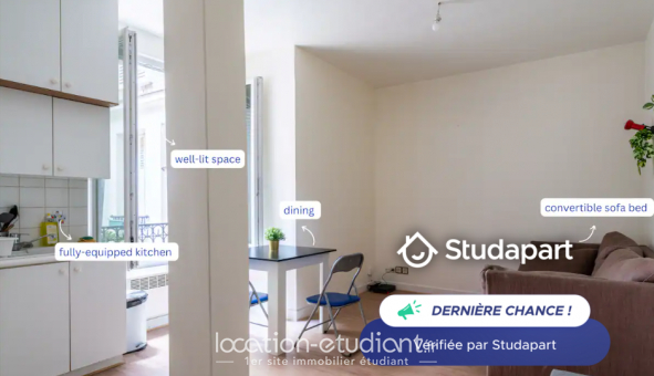Logement �tudiant Studio &agrave; Paris 12�me arrondissement (75012)