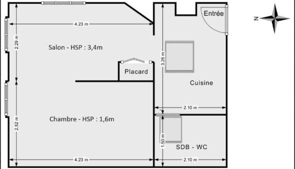 Logement �tudiant Studio &agrave; Paris 13�me arrondissement (75013)