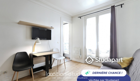 Logement �tudiant Location Studio Meubl&eacute; Paris 13�me arrondissement (75013)