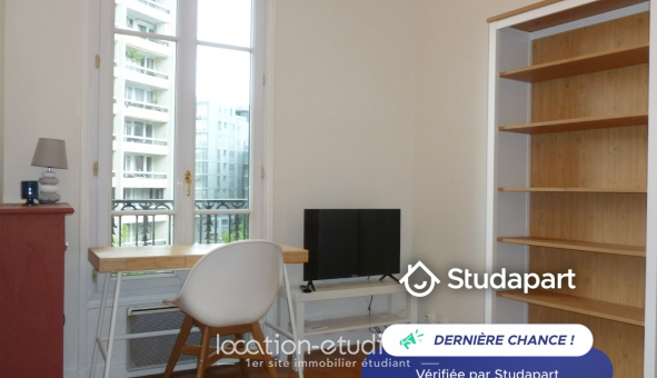 Logement étudiant Location Studio Meublé Paris 14ème arrondissement (75014)