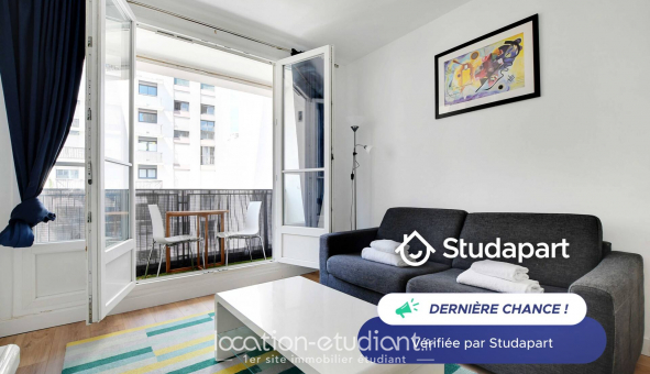Logement tudiant Studio à Paris 15me arrondissement (75015)