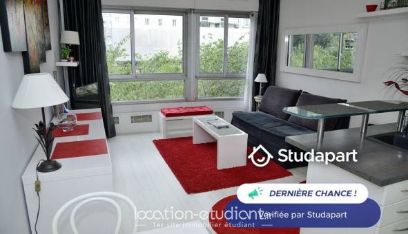 Logement tudiant Location Studio Meublé Paris 15me arrondissement (75015)