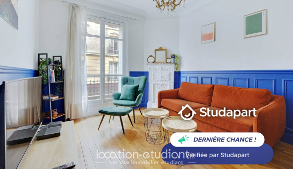Logement tudiant Location Studio Meublé Paris 15me arrondissement (75015)