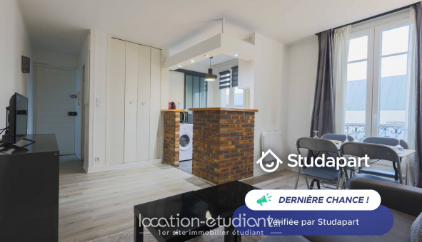 Logement tudiant Studio à Paris 15me arrondissement (75015)