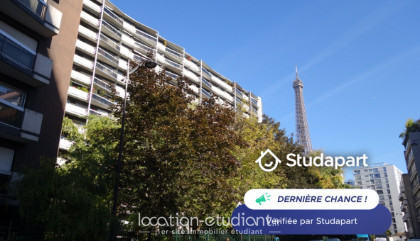 Logement �tudiant Studio &agrave; Paris 15�me arrondissement (75015)