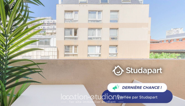Logement �tudiant Studio &agrave; Paris 15�me arrondissement (75015)