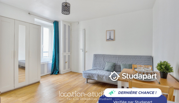Logement �tudiant Location Studio Meubl&eacute; Paris 15�me arrondissement (75015)