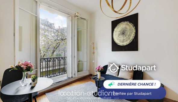 Logement tudiant Studio à Paris 16me arrondissement (75016)
