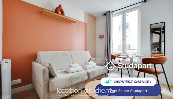Logement tudiant Studio à Paris 16me arrondissement (75016)