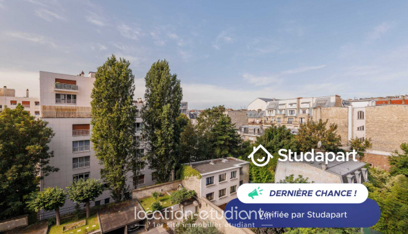 Logement tudiant Studio à Paris 16me arrondissement (75016)
