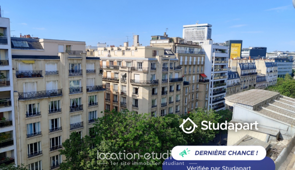 Logement tudiant Location Studio Meublé Paris 16me arrondissement (75016)