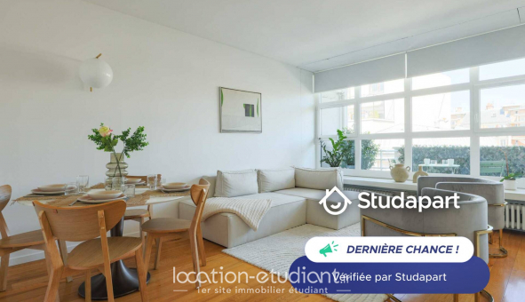 Logement tudiant Studio à Paris 16me arrondissement (75016)