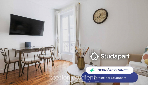 Logement tudiant Studio à Paris 16me arrondissement (75016)