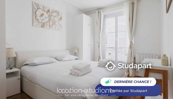 Logement étudiant Location Studio Meublé Paris 16ème arrondissement (75016)