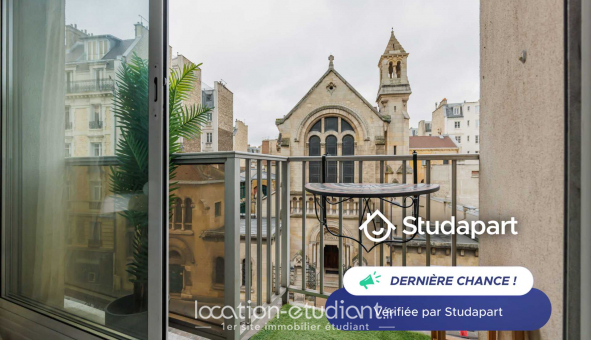 Logement étudiant Studio à Paris 16ème arrondissement (75016)