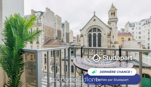 Logement étudiant Studio à Paris 16ème arrondissement (75016)
