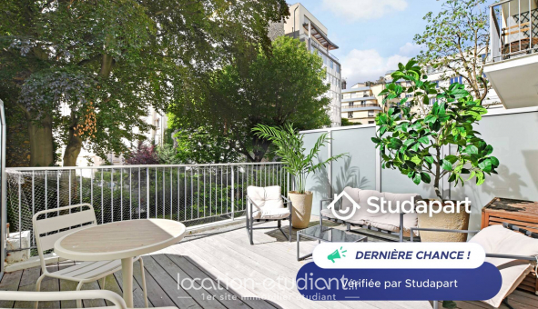 Logement tudiant Studio à Paris 16me arrondissement (75016)