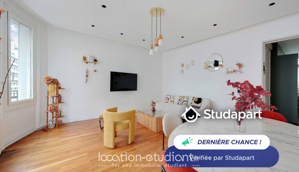 Logement tudiant Studio à Paris 16me arrondissement (75016)