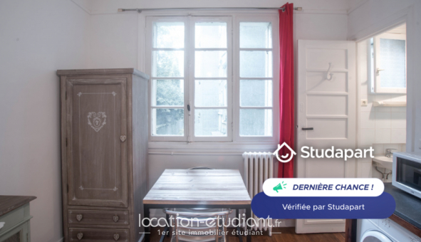 Logement tudiant Location Studio Meublé Paris 16me arrondissement (75016)