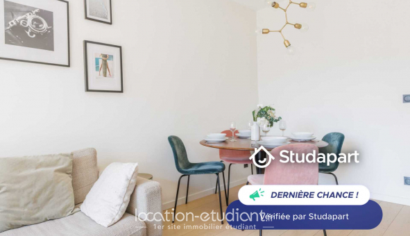 Logement tudiant Studio à Paris 16me arrondissement (75016)