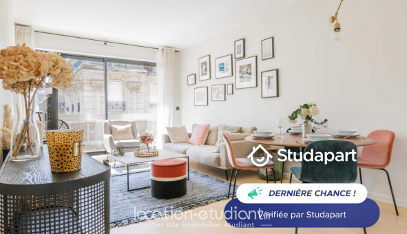 Logement tudiant Studio à Paris 16me arrondissement (75016)