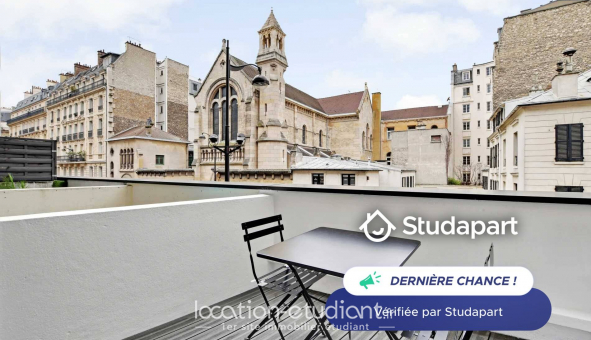 Logement tudiant Studio à Paris 16me arrondissement (75016)