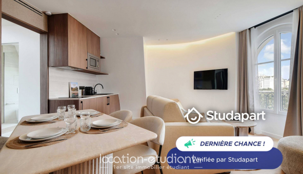 Logement tudiant Studio à Paris 16me arrondissement (75016)