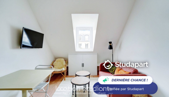 Logement tudiant Studio à Paris 16me arrondissement (75016)
