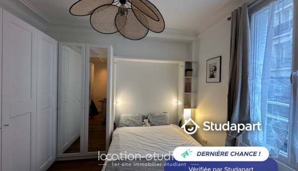 Logement tudiant Location Studio Meublé Paris 16me arrondissement (75016)