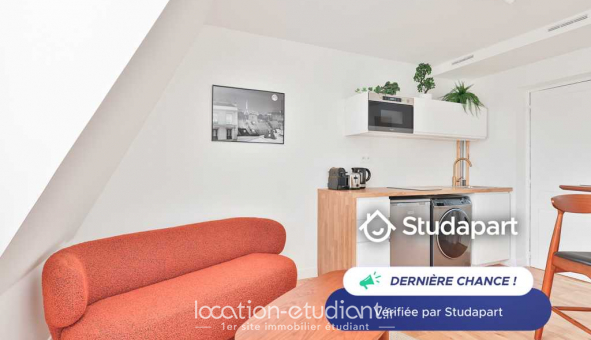 Logement tudiant Location Studio Meublé Paris 16me arrondissement (75016)
