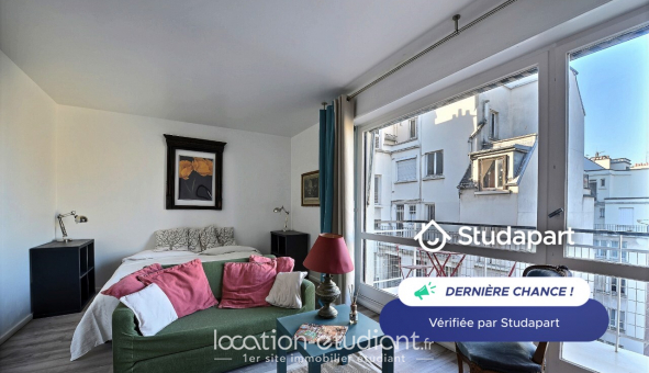 Logement tudiant Location Studio Meublé Paris 16me arrondissement (75016)
