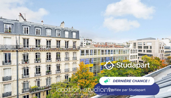 Logement tudiant Studio à Paris 16me arrondissement (75016)