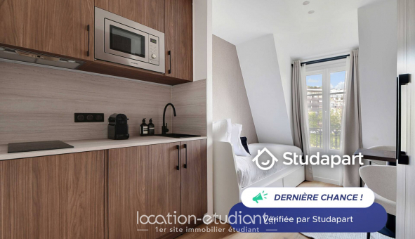 Logement tudiant Location Studio Meublé Paris 16me arrondissement (75016)
