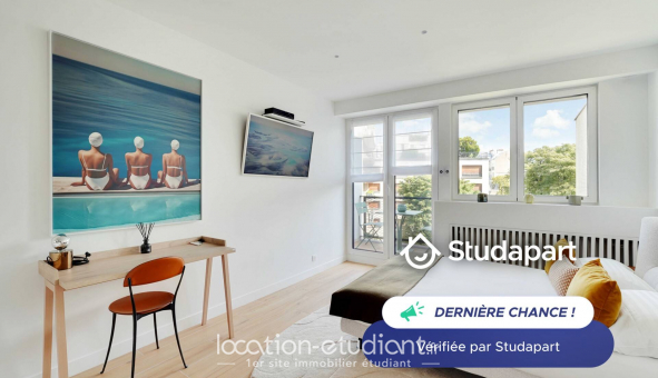 Logement �tudiant Studio &agrave; Paris 16�me arrondissement (75016)